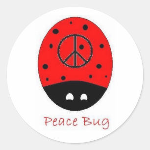 peace bug stickers