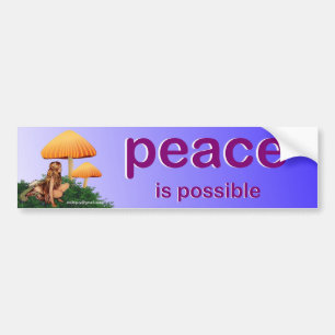 peace bumper sticker