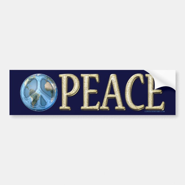 Peace Bumper Sticker (Front)