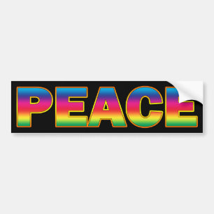 PEACE BUMPER STICKER