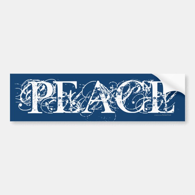 Peace Bumper Sticker (Front)