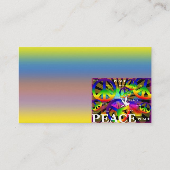 Peace Business Card (Front)