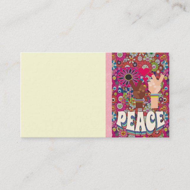 Peace Business Card (Front)
