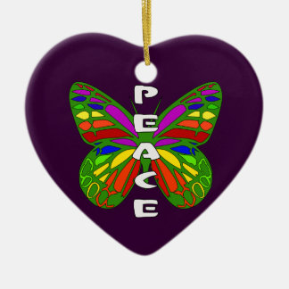 Peace Butterfly Ceramic Tree Decoration