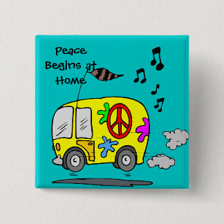 peace button