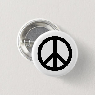 Peace button - Round symbol in custom colours