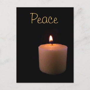Peace Candle Postcard