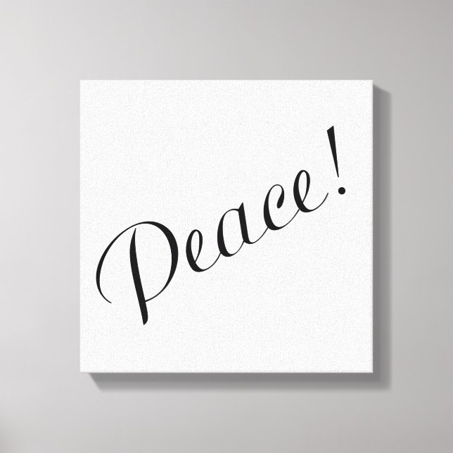 PEACE CANVAS PRINT (Front)