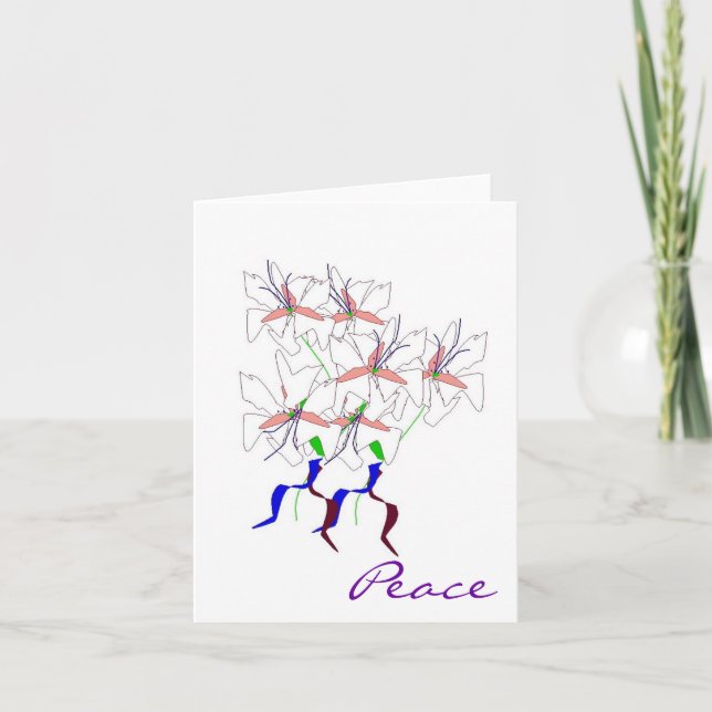 "Peace" Card - Customised (Front)