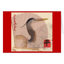 Peace Card Red