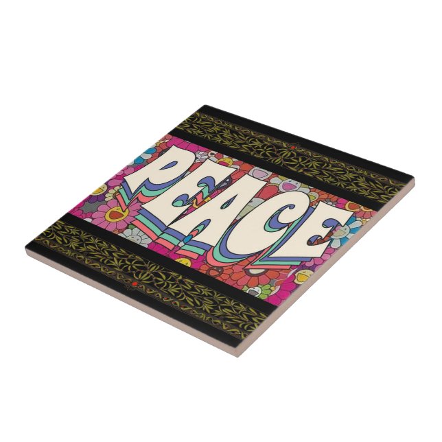 Peace Ceramic TIle (Side)