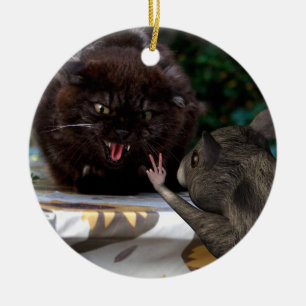 Peace ! ceramic tree decoration