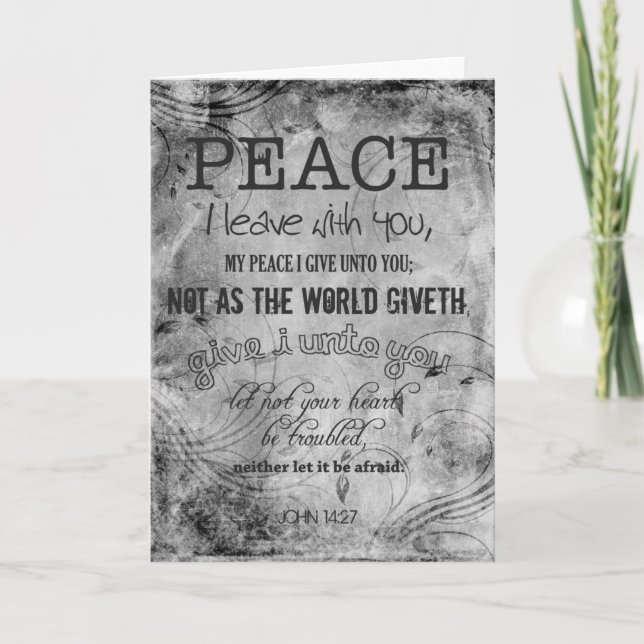Peace Christian Thank You John 14:27 (Front)
