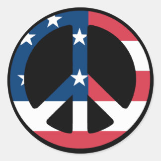 Peace Classic Round Sticker
