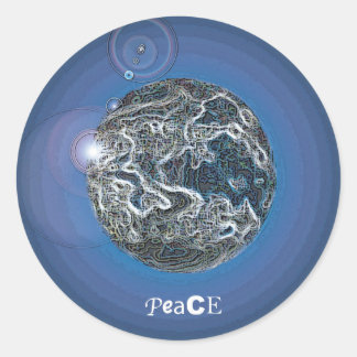 PeaCE Classic Round Sticker