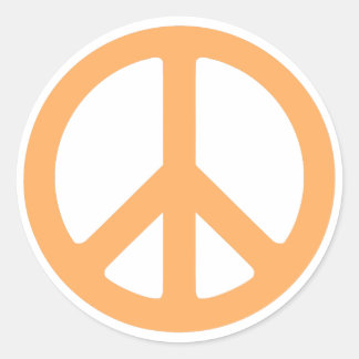 Peace Classic Round Sticker