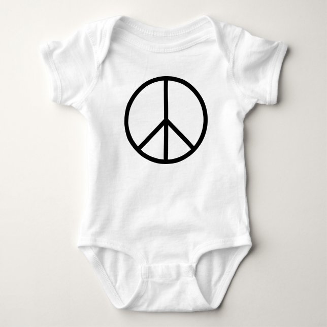 Peace (CND) Baby Bodysuit (Front)