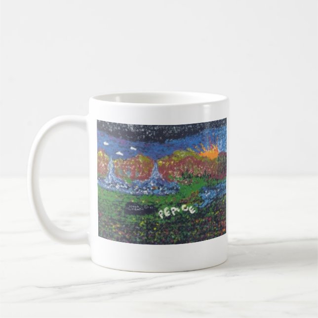 Peace Coffee Mug (Left)