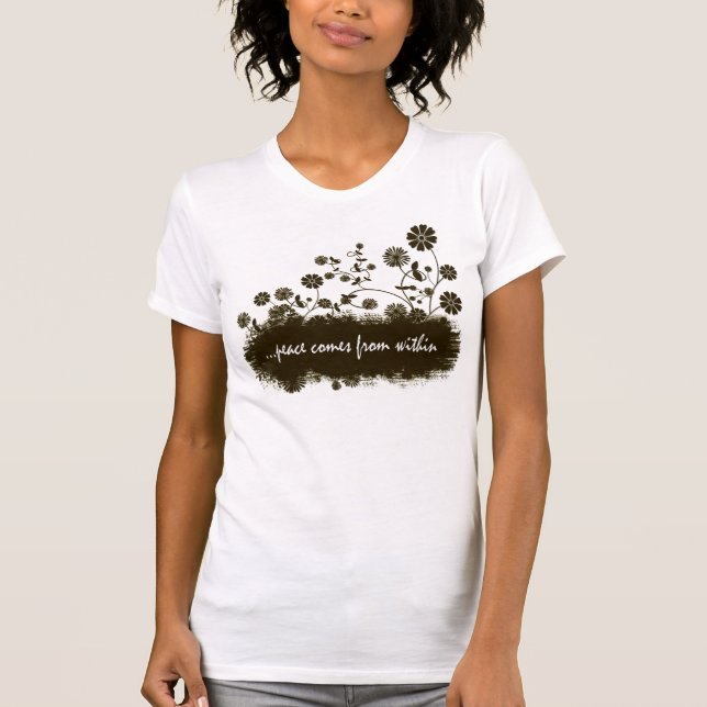 ...peace comes T-Shirt (Front)