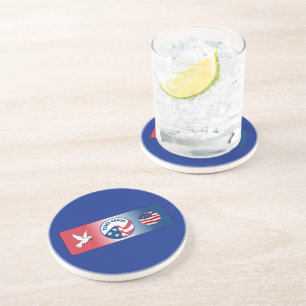 Peace Corps Dove Shield Coaster