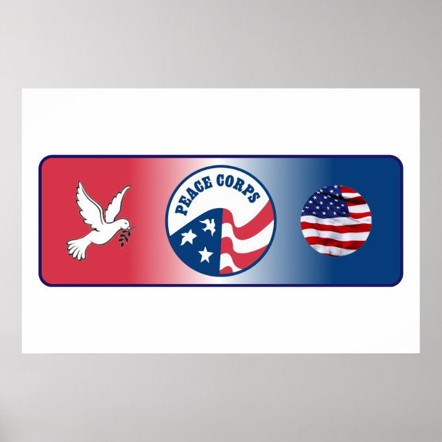 Peace Corps Dove Shield Poster (Front)
