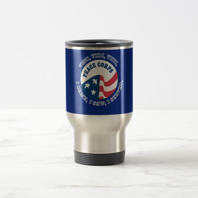 Peace Corps VVV Shield Travel Mug (Center)