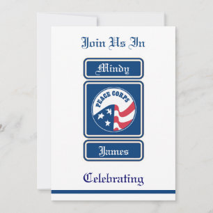 Peace Corps Wedding Invitation