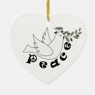 Peace custom ornament