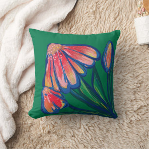 Peace Daisy Flower Florals Flower Art Garden       Cushion