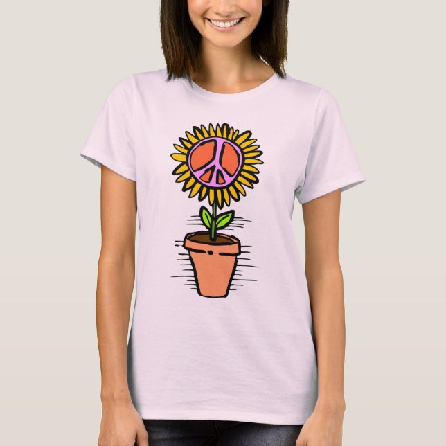 PEACE DESIGN FOR WOMEN T-Shirt (Front)