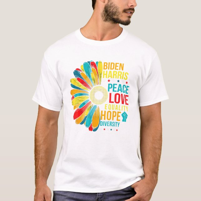 Peace Diversity Equality T-Shirt (Front)