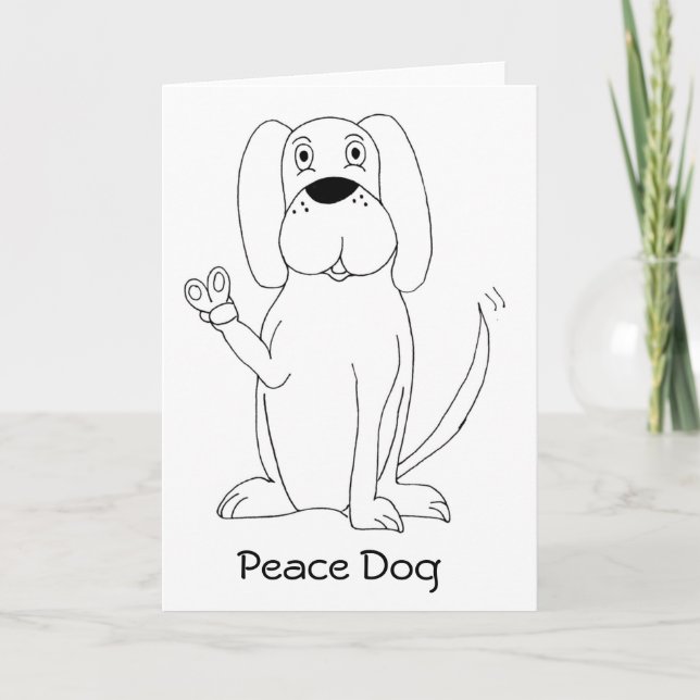 Peace Dog Card (Front)
