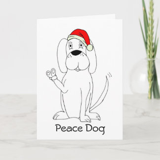 Peace Dog Christmas Cards
