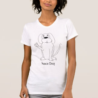Peace Dog (Plain T) T-Shirt