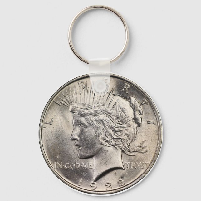 Peace Dollar Key Chain (Front)