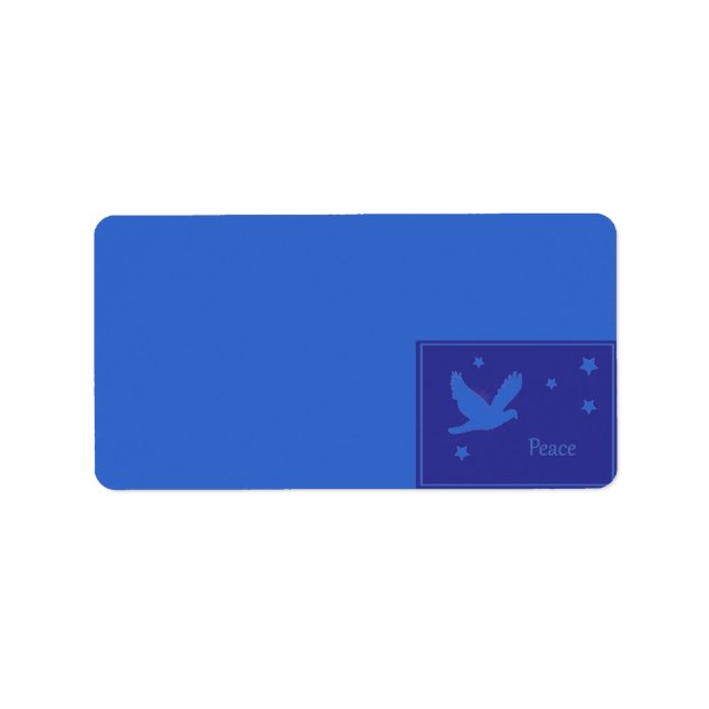 Peace Dove Address Label (Front)