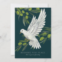 Peace Dove and Olive Branches