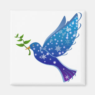 Peace Dove Bird Symbol Love Freedom Pigeon Magnet