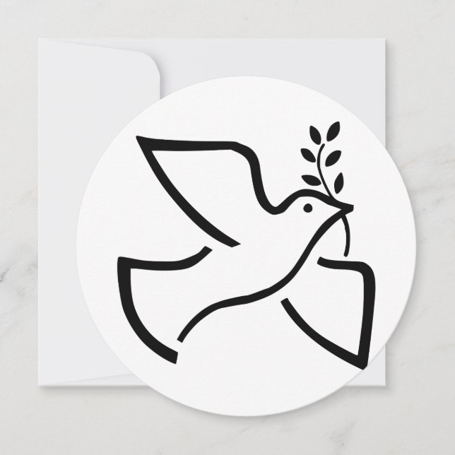 Peace Dove Card (Front)