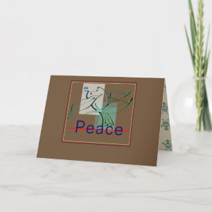 Peace dove card here now