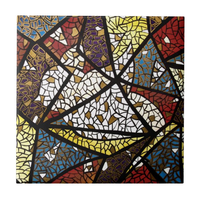 Peace Dove Ceramic Small Christmas Tile (Front)