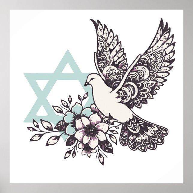Peace Dove For Israel Poster (Front)