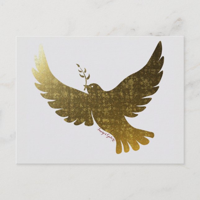 Peace Dove  Invitation Postcard (Front)