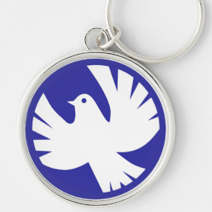 PEACE DOVE KEY RING