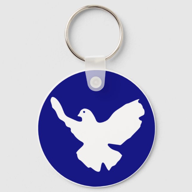 Peace Dove Key Ring (Front)