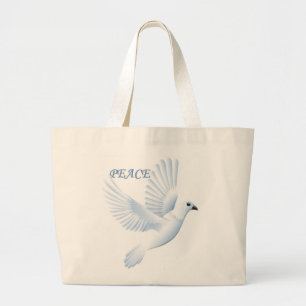 PEACE DOVE LARGE TOTE BAG