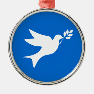 Peace Dove Metal Tree Decoration