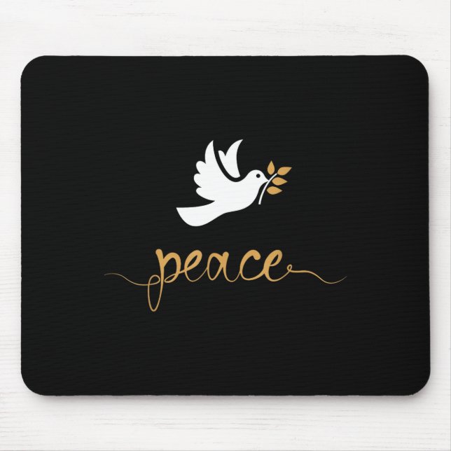 Peace Dove  Mouse Pad (Front)