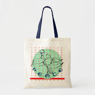 Peace Dove natural tote Bag