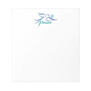 Peace Dove Notepad